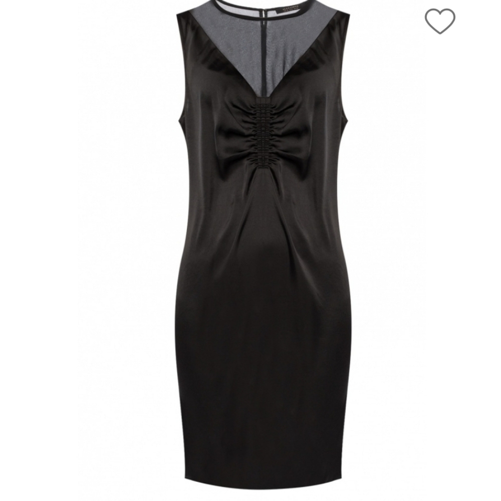 All Saints Nuri Illusion satin silky mini dress